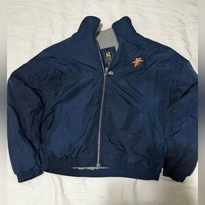 2000s Golden State Warriors Vintage Basketball Puffer Jacket Size:M